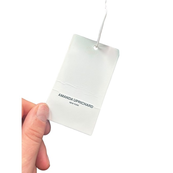 Amanda Uprichard Fabienne Black Faux Leather Sleeveless Top Cowl Neck Blouse - Picture 7 of 9